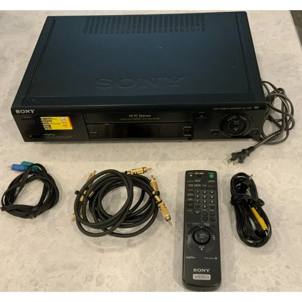 Sony SLV-775HF Hi-Fi Stereo 4-Head VCR VHS Player Recorder TESTED WORKS